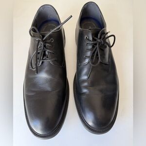 Bostonian Hommes Men's Black Leather Derby Shoes - Classic Lace-Up size 11M